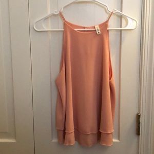 Coral layered top